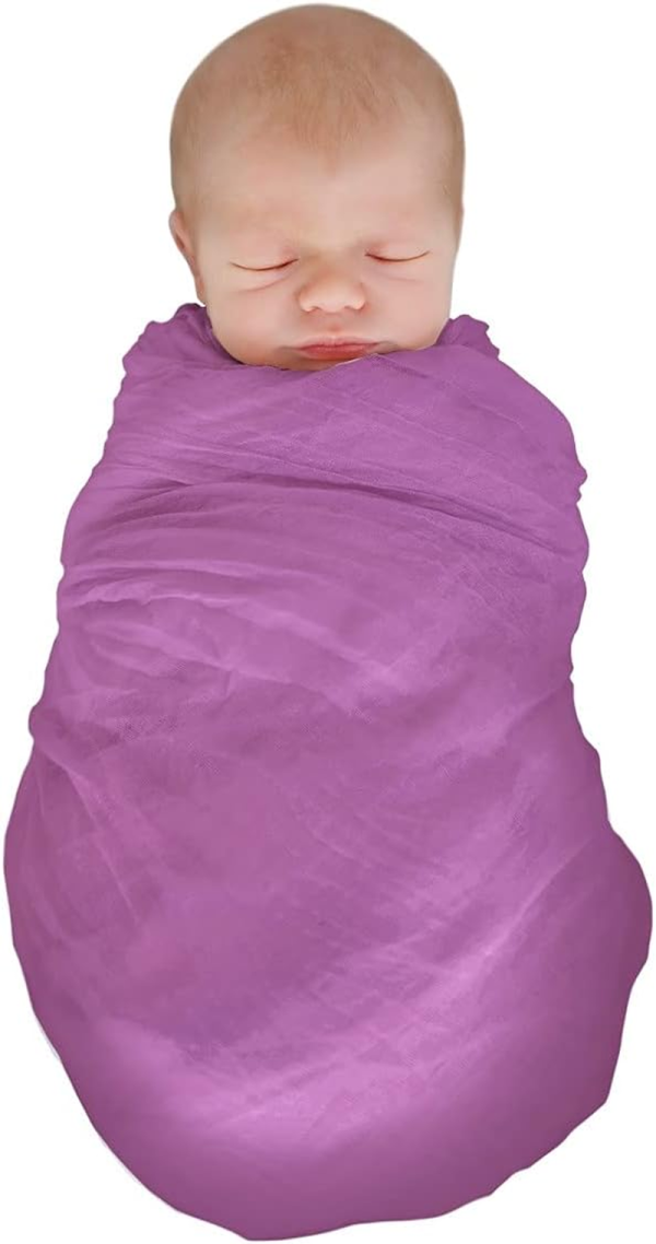 Premium Cotton Muslin Swaddle Blankets for New Born Boys Girls (Boy)