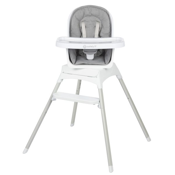Safety 1St Grow and Go Rotating High Chair, Soft Ash