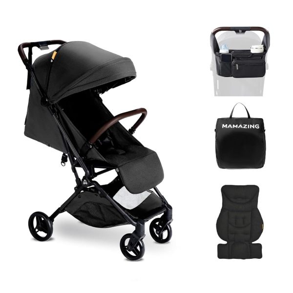 Lightweight Baby Travel Stroller with Carbor Fiber Frame, Compact & Airplane-Friendly, One-Handed Folding Design, Perfect for Toddlers