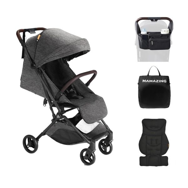 Lightweight Baby Travel Stroller with Carbor Fiber Frame, Compact & Airplane-Friendly, One-Handed Folding Design, Perfect for Toddlers
