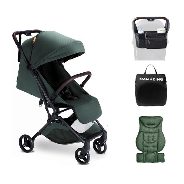 Lightweight Baby Travel Stroller with Carbor Fiber Frame, Compact & Airplane-Friendly, One-Handed Folding Design, Perfect for Toddlers