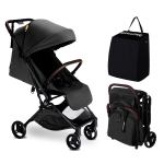 Lightweight Baby Travel Stroller with Carbor Fiber Frame, Compact & Airplane-Friendly, One-Handed Folding Design, Perfect for Toddlers