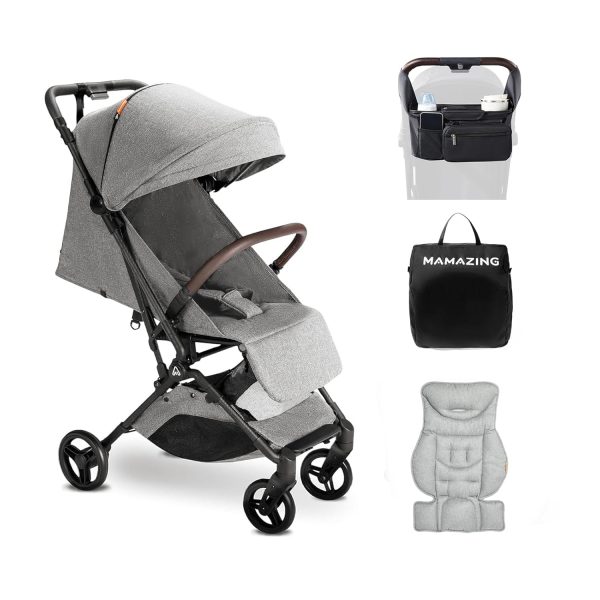 Lightweight Baby Travel Stroller with Carbor Fiber Frame, Compact & Airplane-Friendly, One-Handed Folding Design, Perfect for Toddlers