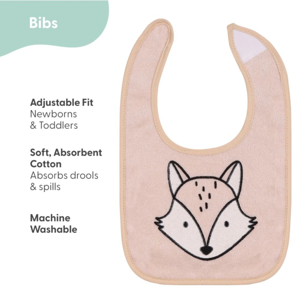 The Peanutshell Cotton Feeding Baby Bib, 8Pk Unisex